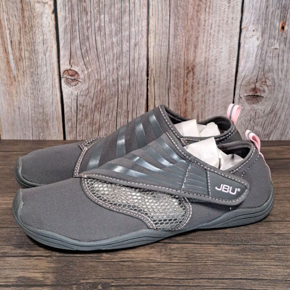 JBU by Jambu Ariel Water Ready Adjustable Shoes Gray Pink Women's Size 9 M